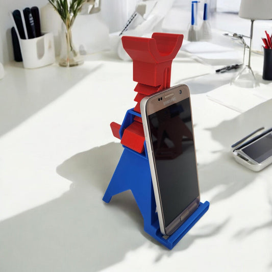 Jack stand phone Holder | Gift for Car Enthusiasts, Mechanics & Petrol Lovers | Desk Arrangement, Birthday Gift