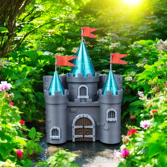 Castle Fairy House - Enchanted Garden Decor & Whimsical Miniature Home Accessory for Magical Spaces