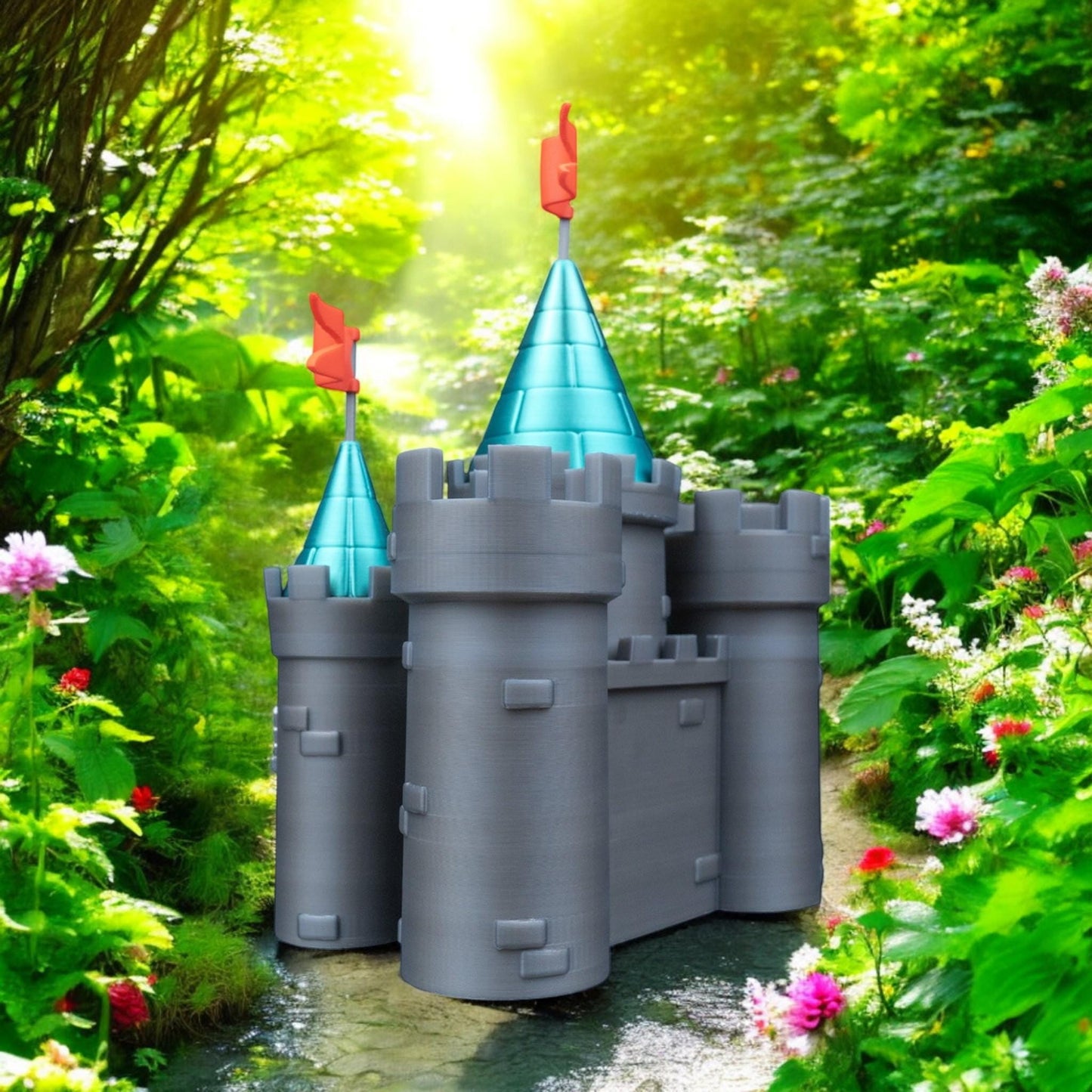 Castle Fairy House - Enchanted Garden Decor & Whimsical Miniature Home Accessory for Magical Spaces