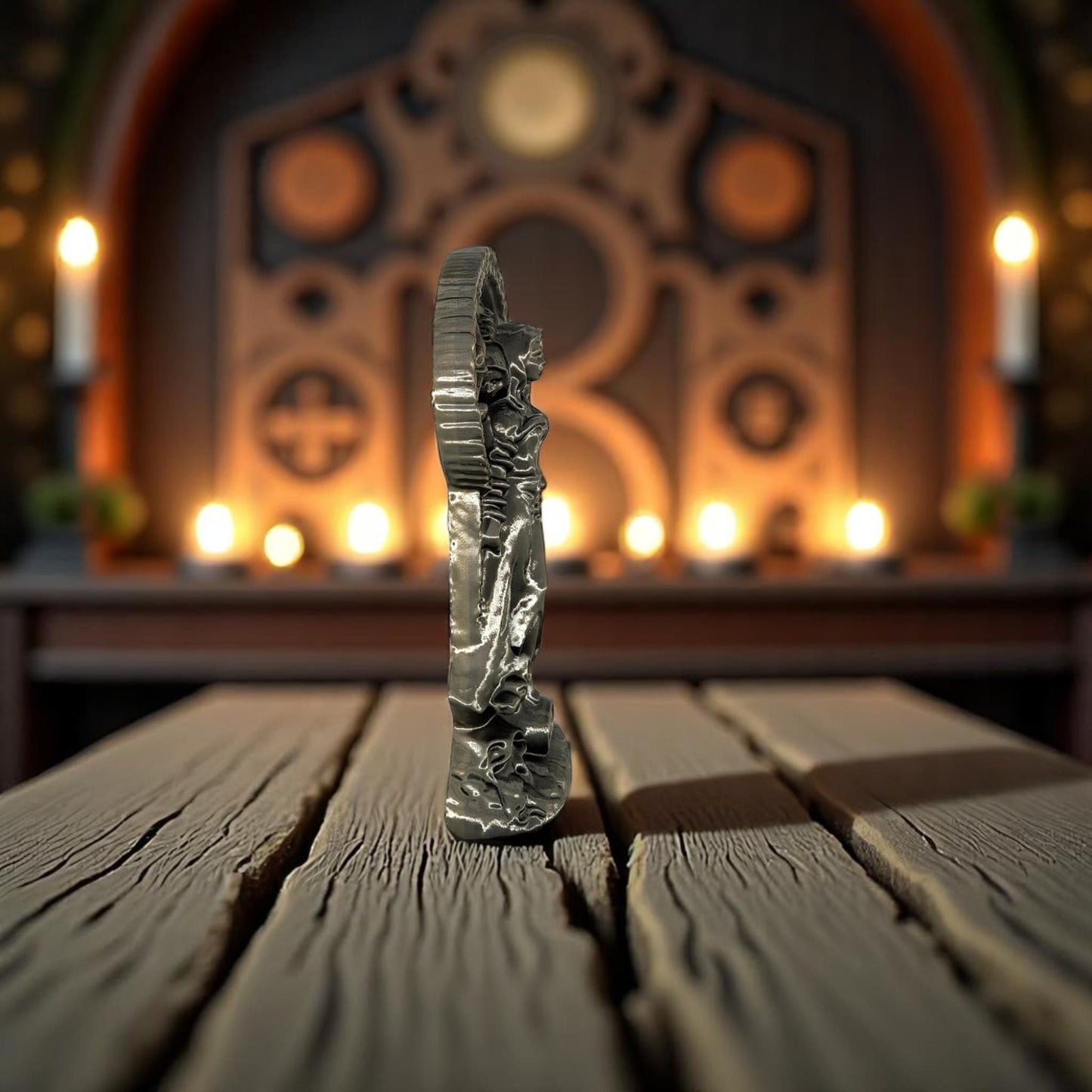 Hecate Statue Greek Goddess Pagan Altar Figurine 3D Printed Hexe Sculpture with Key for Witchcraft Home Decor witch goddess decor gift