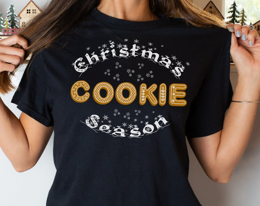 Tis the season Christmas Cookie Season - Holiday Festive Treats for Cookie Bakers - Gift for Cookie Lovers Gingerbread