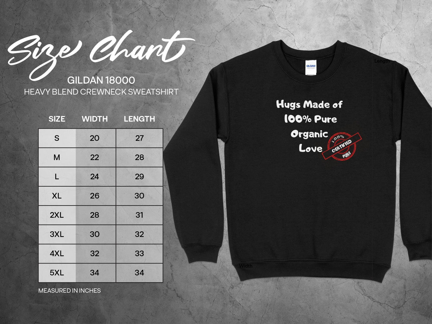 Hugs Are Made of 100% Organic Love Shirt - Minimalist Valentine's Tee