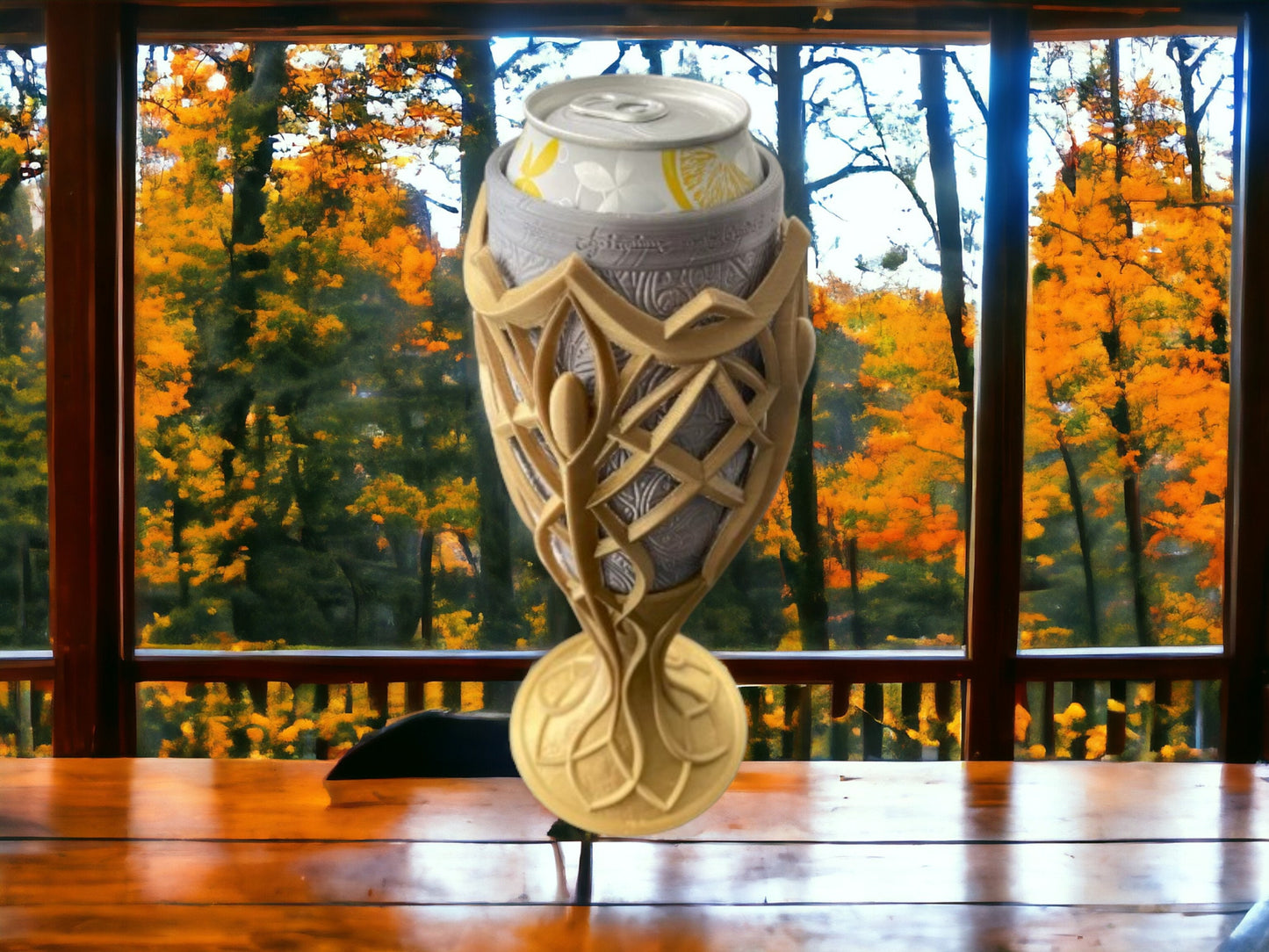 Elven Inspired Soda Goblet Can Holder - Unique 3D Printed Cup Holder for 12oz Cans