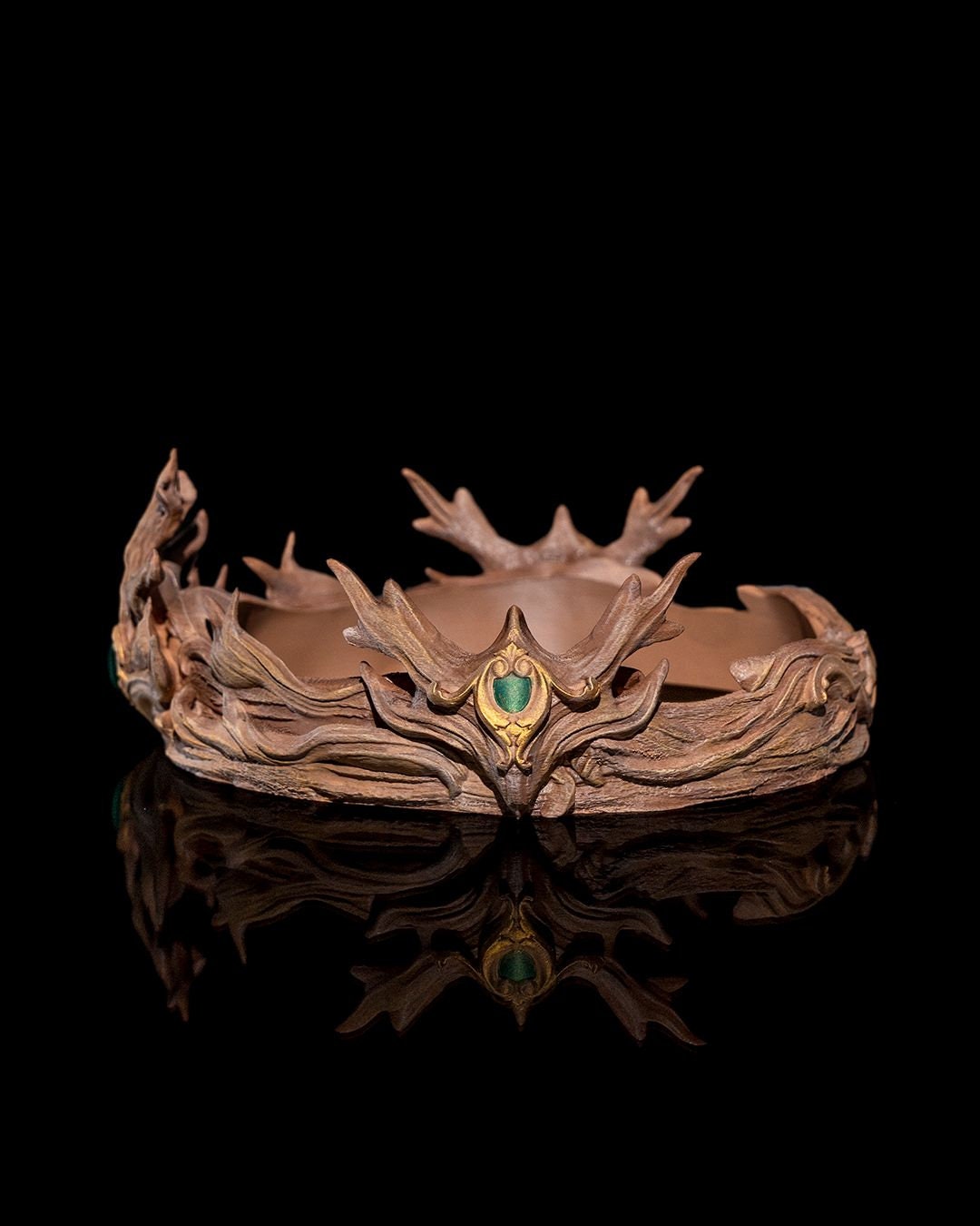 Elven Inspired Vine Crown for Kings & Queens Cosplay Crown - Unique 3D Printed for Costumes Fantasy Events