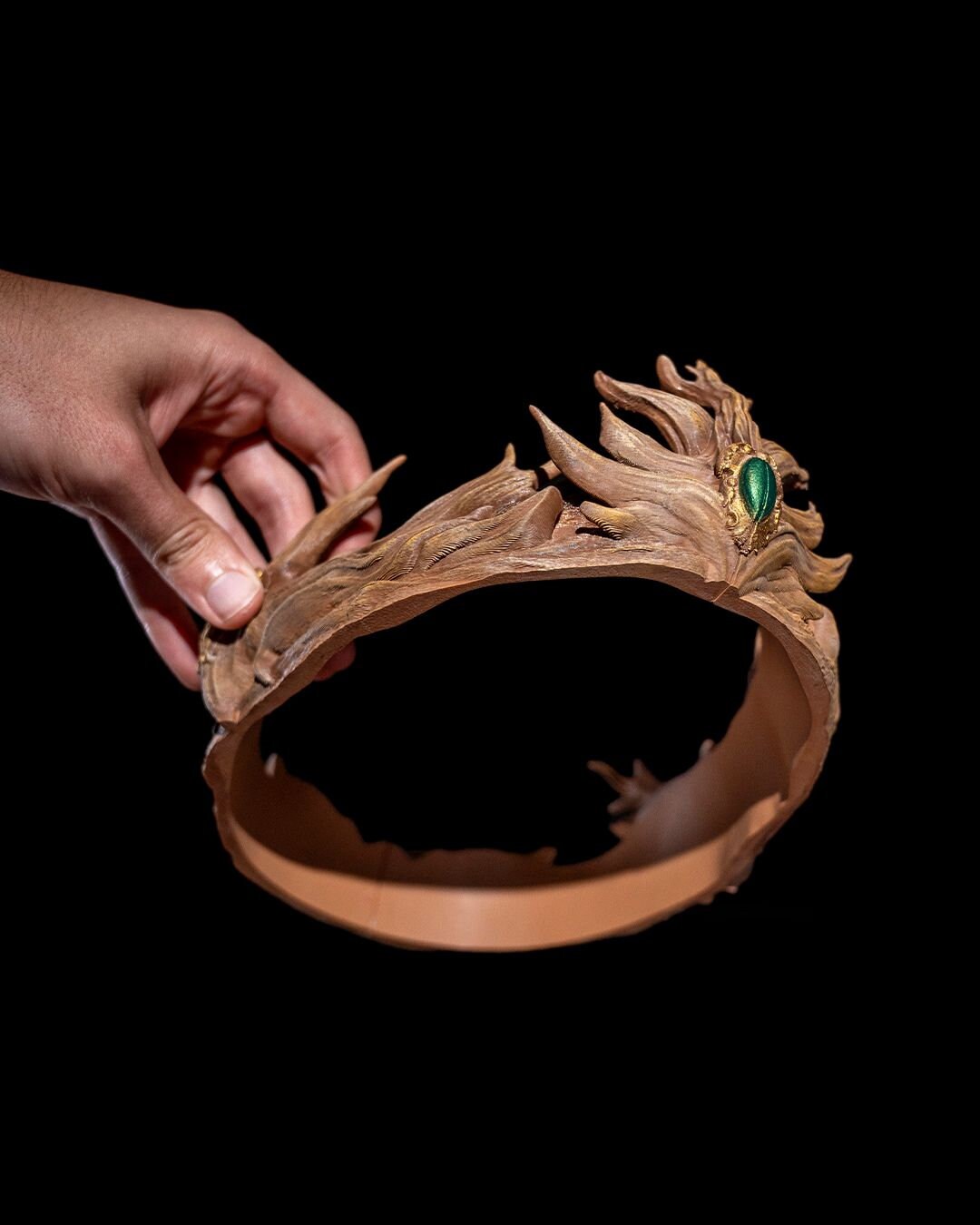 Elven Inspired Vine Crown for Kings & Queens Cosplay Crown - Unique 3D Printed for Costumes Fantasy Events