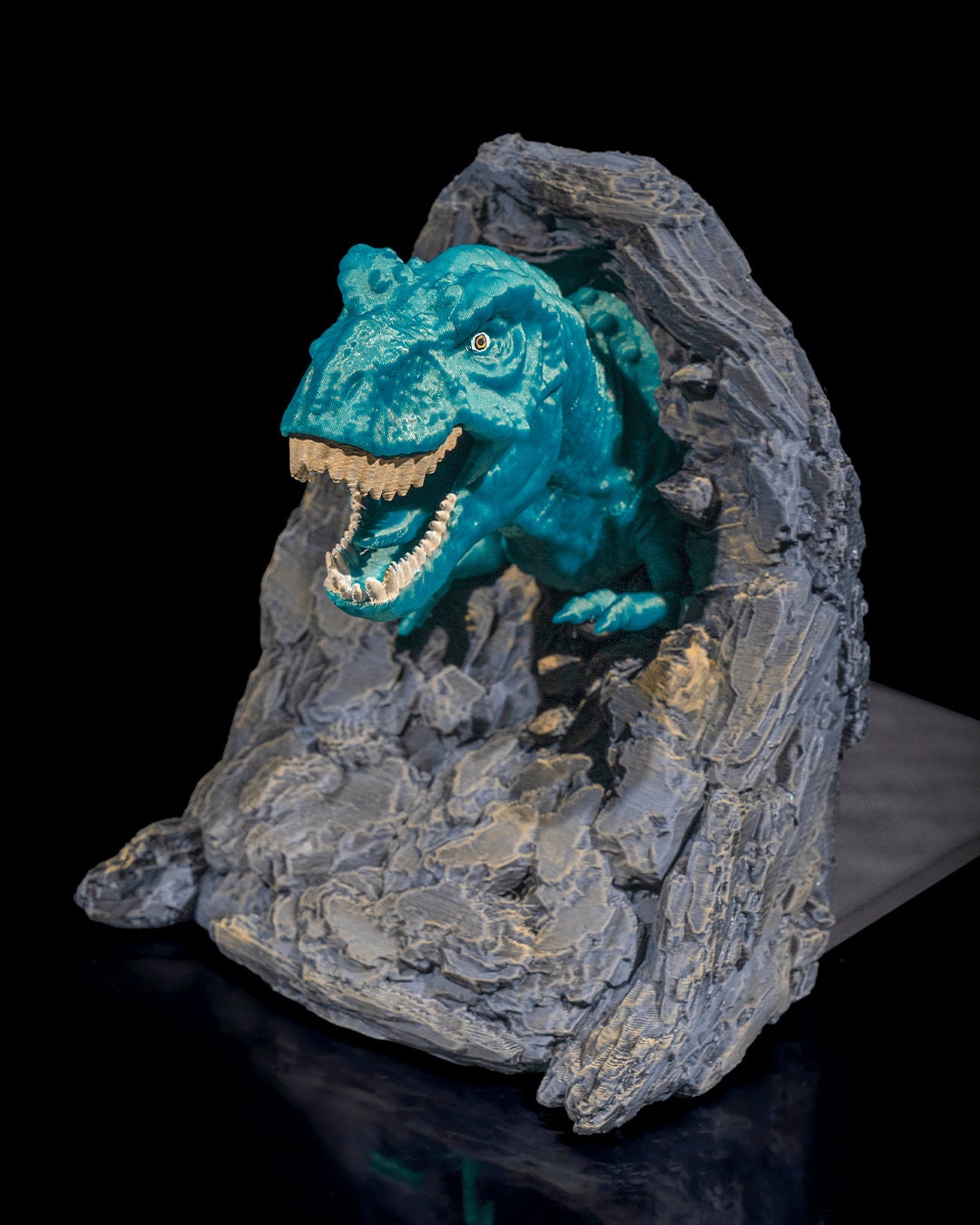 T-Rex Book Ends - Dinosaur Decor for Kids' Room, Nursery & Office - Unique Gift for Book Lovers, Heavy Duty Bookends