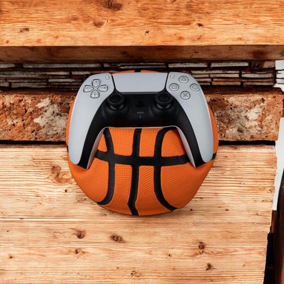 Basketball Game Controller Holder - Swish Design for Gaming and Sports Enthusiasts, Ideal Gift for Gamers & Basketball Fans