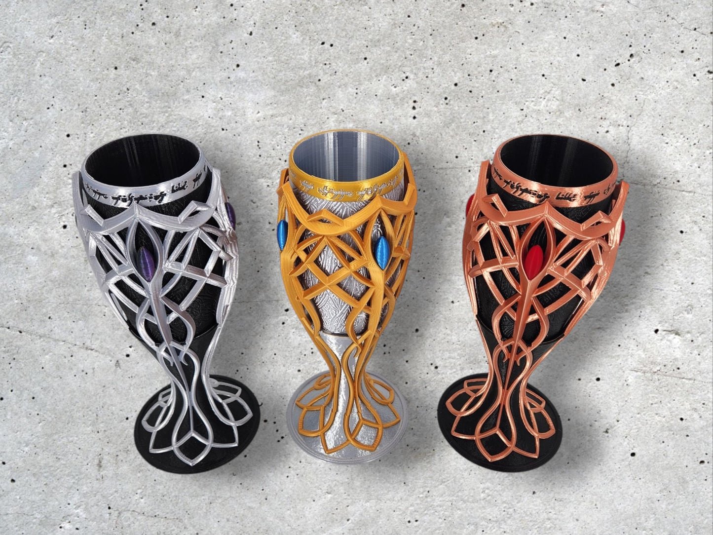 Elven Inspired Soda Goblet Can Holder - Unique 3D Printed Cup Holder for 12oz Cans