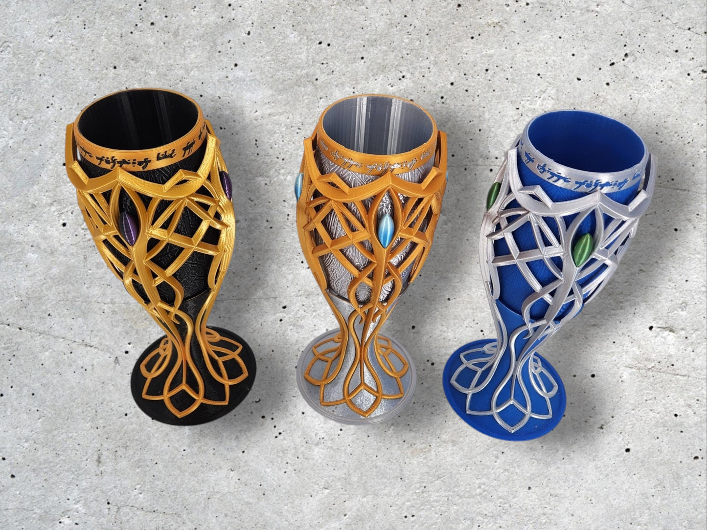 Elven Inspired Soda Goblet Can Holder - Unique 3D Printed Cup Holder for 12oz Cans