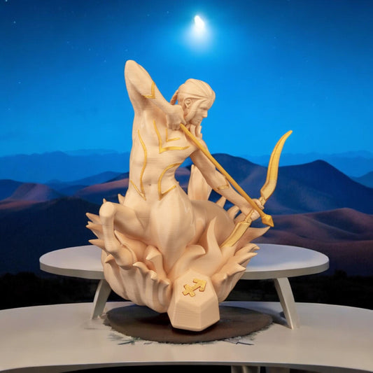 Sagitarius Sculpture Figurine | Unique 3D Printed Zodiac Decor for Astrology Lovers & Gifts for Sagitarius Fans