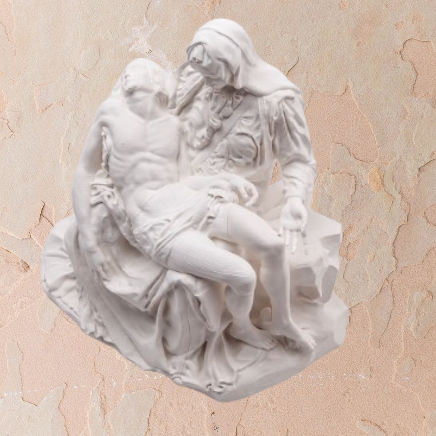 Pieta Michelangelo Mary and Jesus - Unique 3D Printed Religious Sculpture for Home Dcor or Gift