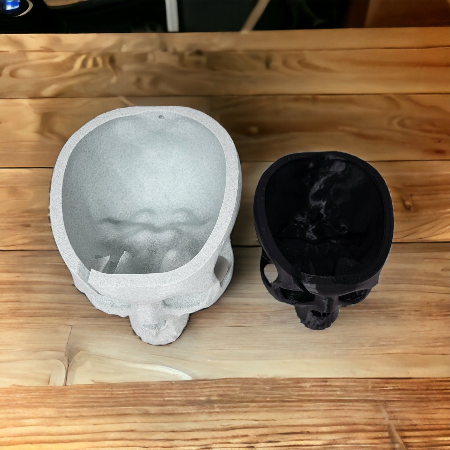 Skull Yarn Bowl - Gothic-Inspired Yarn Holder for Crafting, Home Decor or as a Knitting & Crochet Accessory 3D Printed