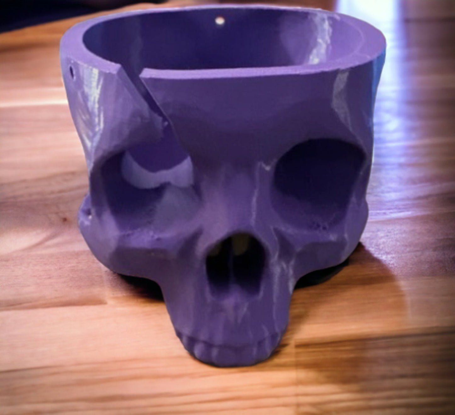 Skull Yarn Bowl - Gothic-Inspired Yarn Holder for Crafting, Home Decor or as a Knitting & Crochet Accessory 3D Printed