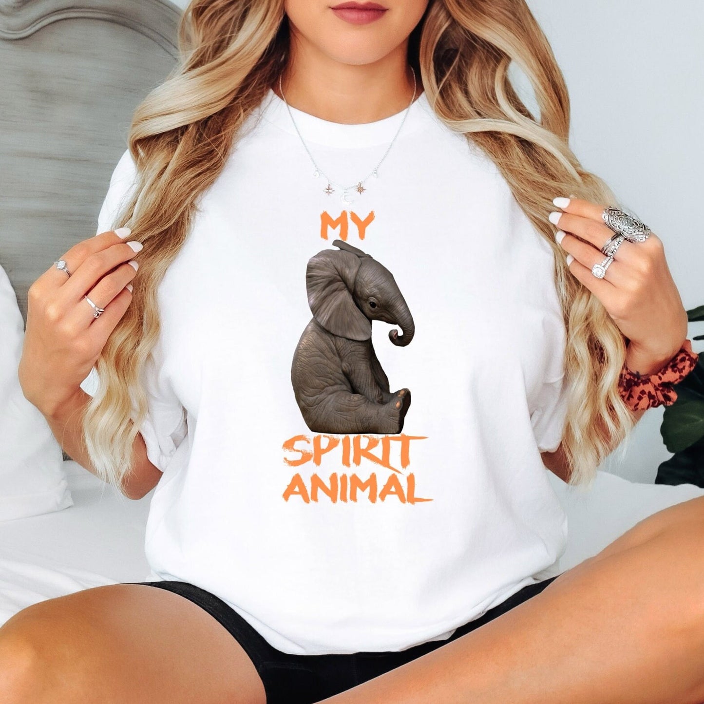 Elephant Spirit Animal Empowering Shirt | Peaceful Warrior Design for Strength, Wisdom & Patience