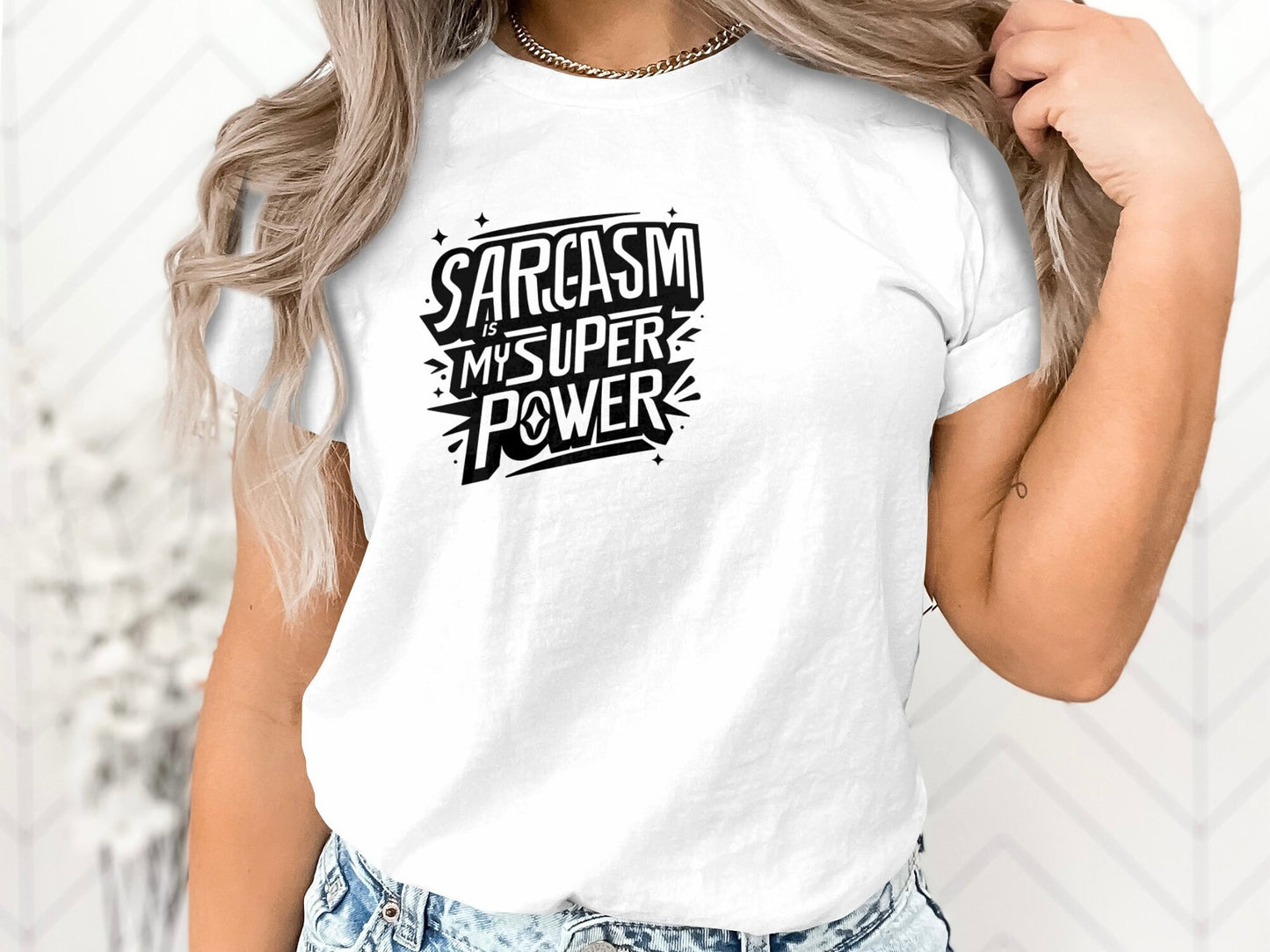 Sarcasm Is My Super Power Shirt - Witty Saying, Cool Humor Tee