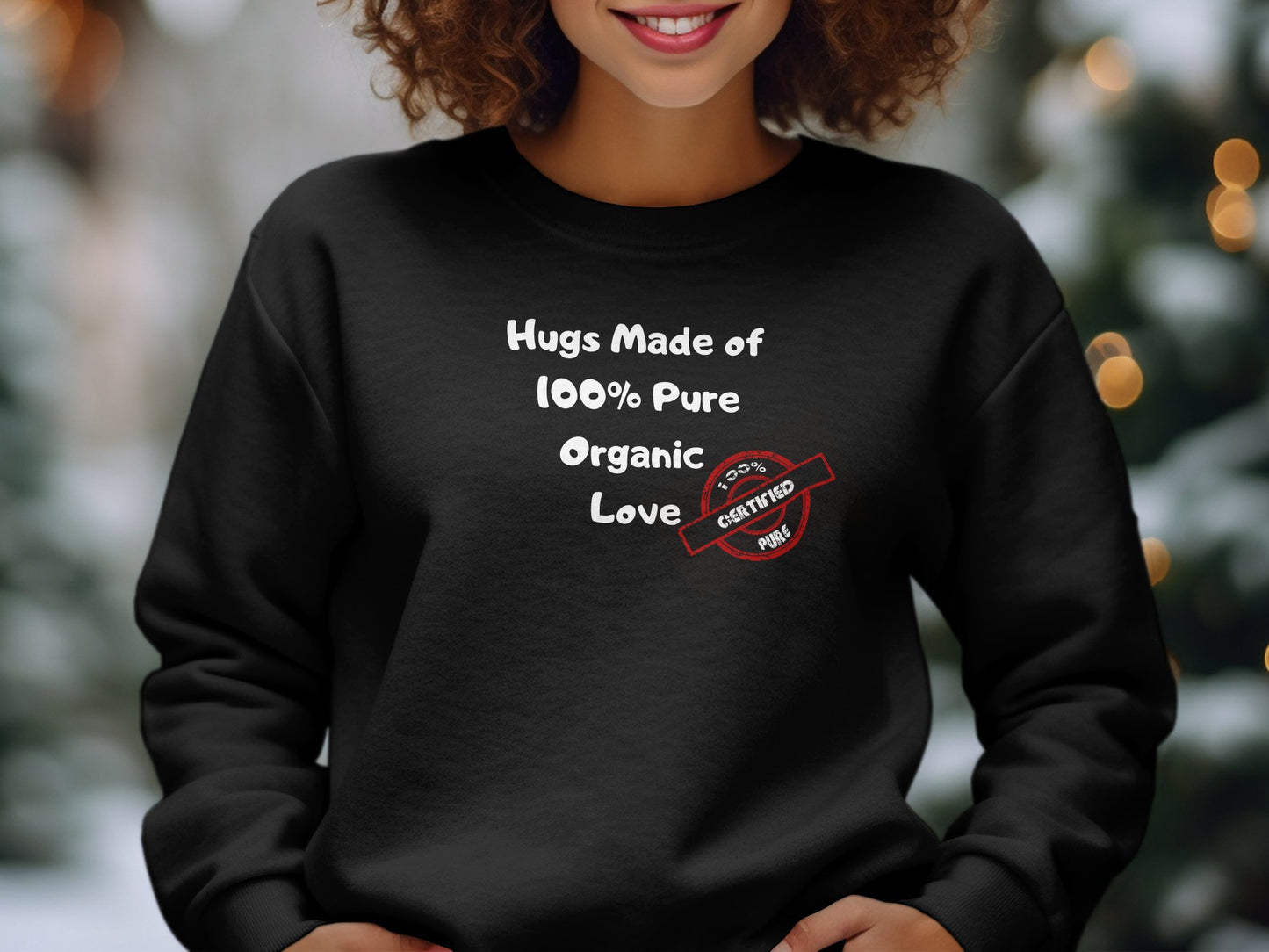 Hugs Are Made of 100% Organic Love Shirt - Minimalist Valentine's Tee