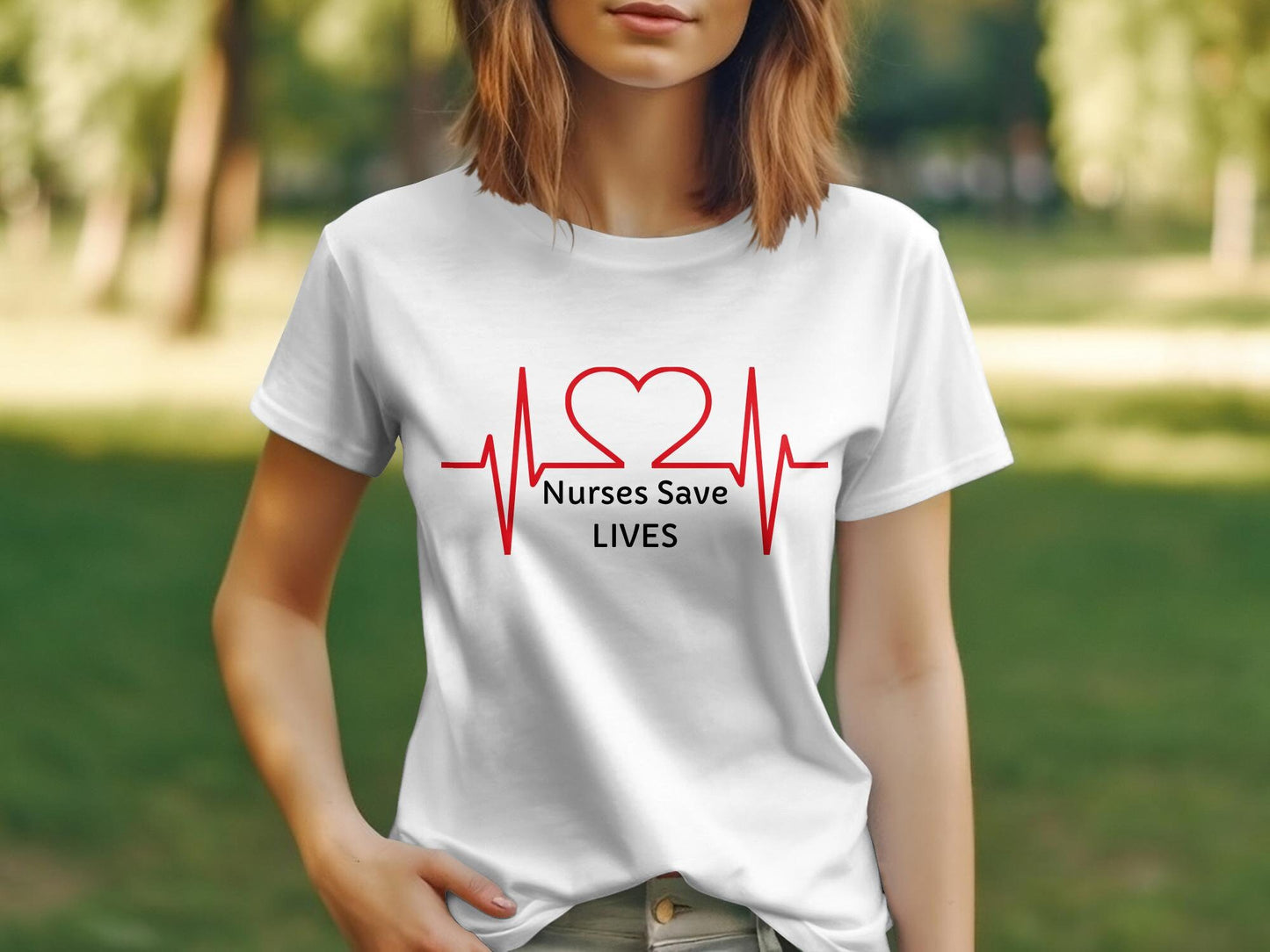 Nurses Save Lives T-Shirt - A Tribute to Healthcare Heroes with New Nurse Gift, Registered Nurse RN Icu Shirt