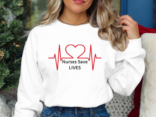 Nurses Save Lives T-Shirt - A Tribute to Healthcare Heroes with New Nurse Gift, Registered Nurse RN Icu Shirt