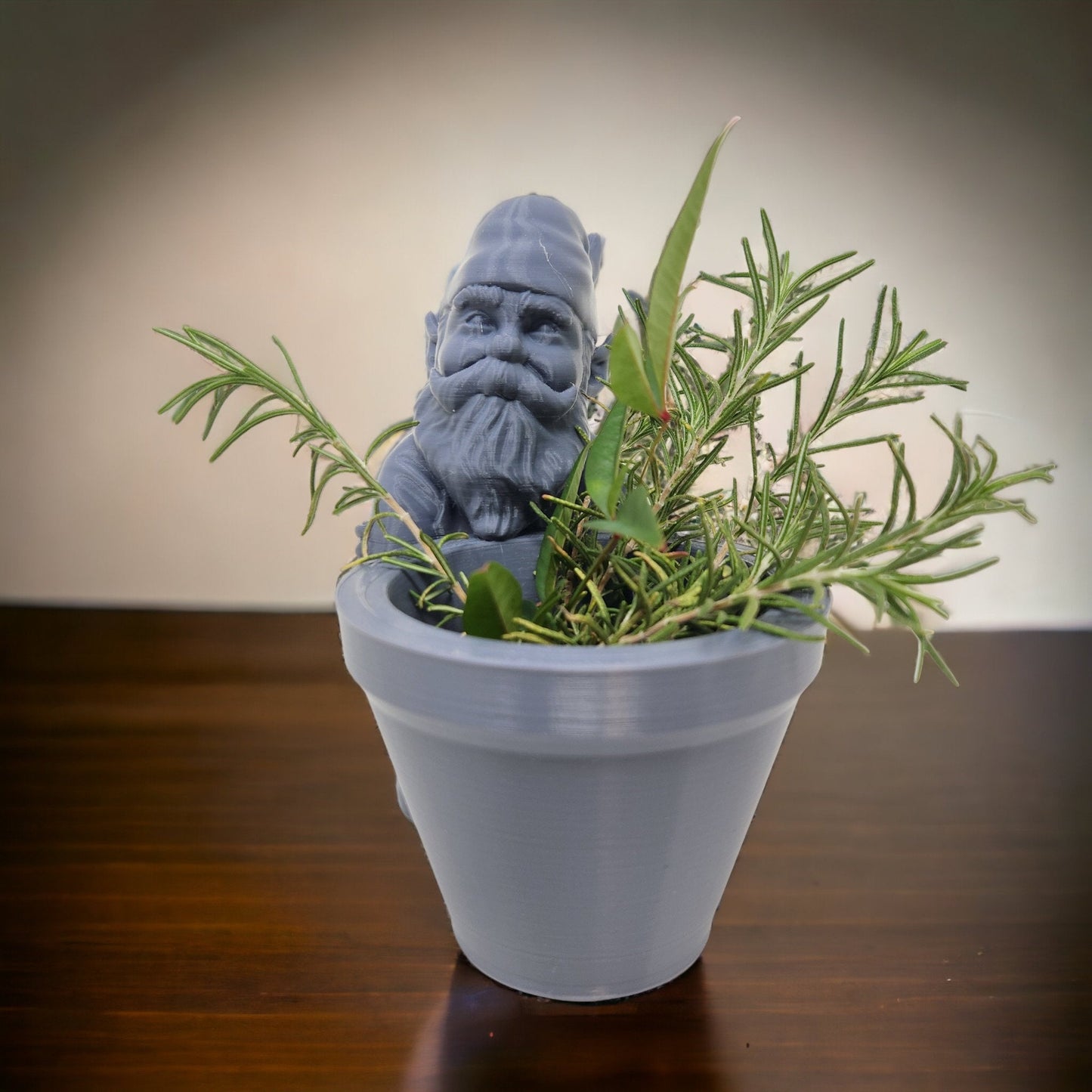 Garden Gnome 3D-Printed Succulent Pot - Unique Christmas Gift, Garden Gnome, Succulent Pot, Planter, Gnome Planters