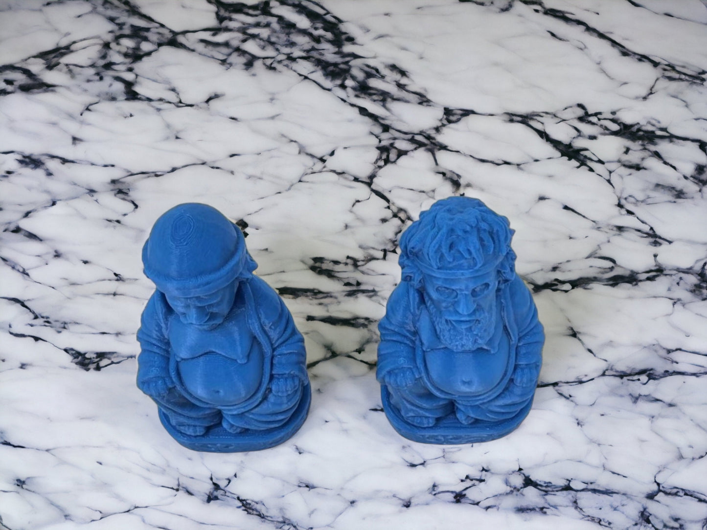 3D Printed Cheech Marin & Chong Buddha Models - Unique Collectibles