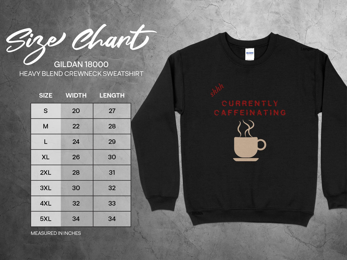 Shh, Currently Caffeinating" T-Shirt - Funny Coffee Lover Tee T-Shirt, Funny Coffee Shirt, Caffeine Shirt, Coffee Lover Shirt