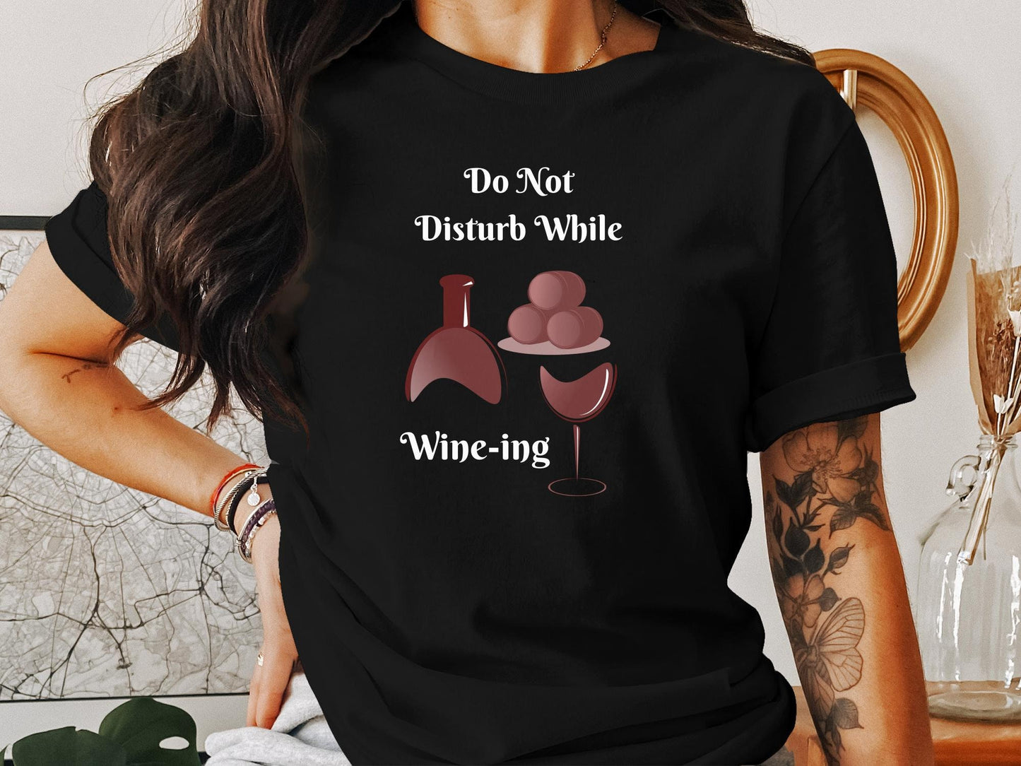 Do Not Disturb While Wine-ing" Shirt - Wine Lover's Tee, wine lover shirt, gift for friend, Funny Wine Shirt, wine tshirt,