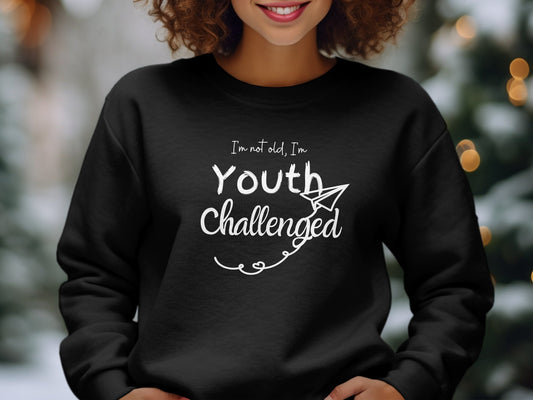 I'm Not Old, I Am Youth Challenged Shirt - Funny Vintage Birthday Tee, I'm Classic, Old Man, Too Old, Vintage Birthday