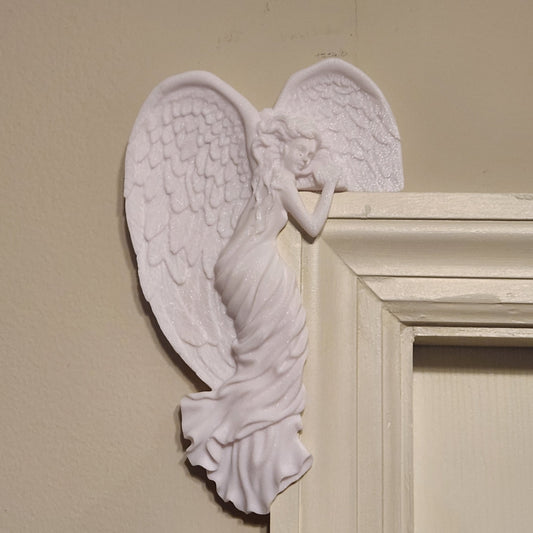 Handcrafted 3D Printed Door Corner Angel - Vintage European Home Decor, Decoration for Doors and Window Frame Decor