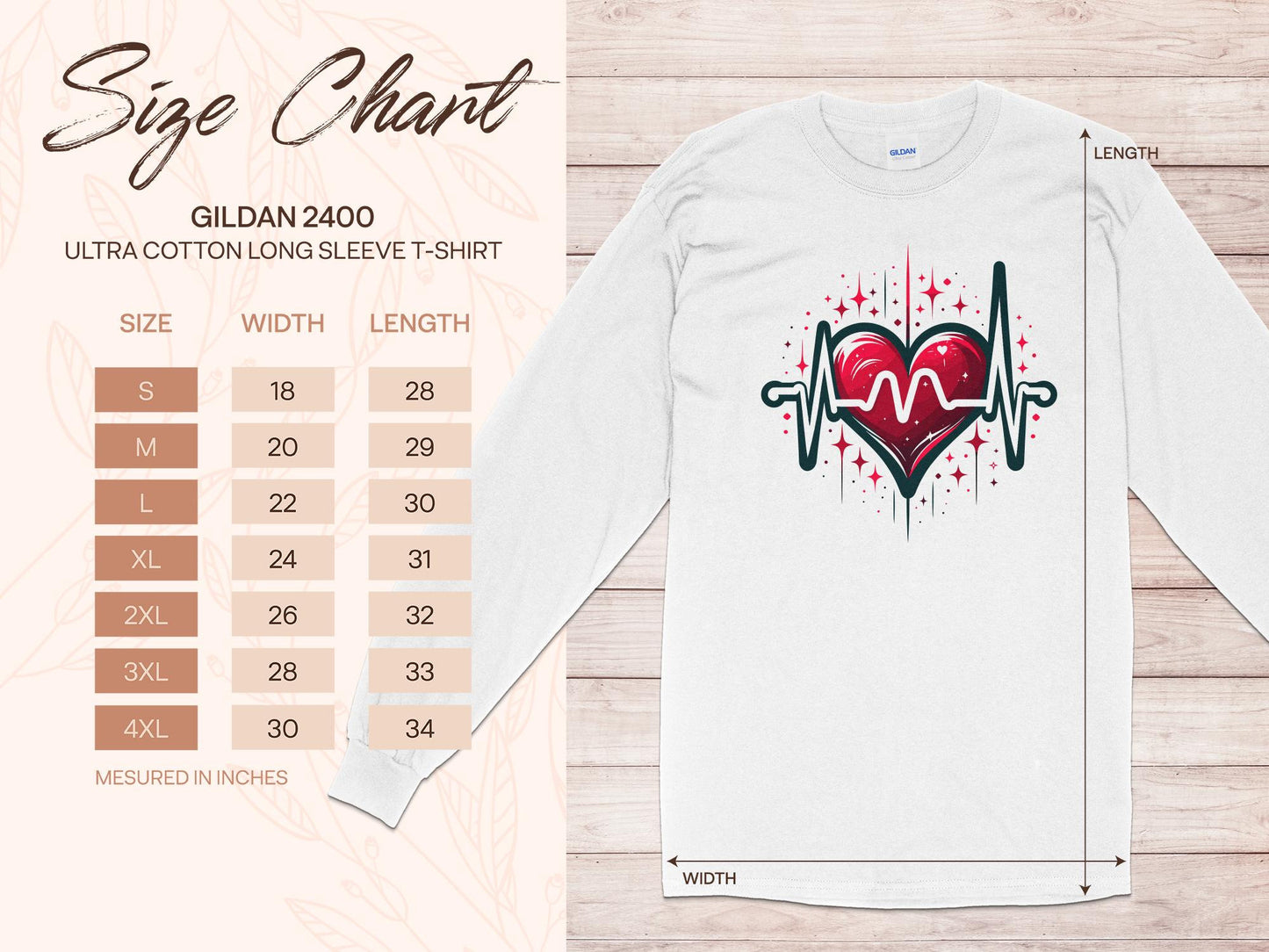 An ECG line Heart shape heartbeat for Valentine's Day, Funny Valentines Shirt, Cute Graphic Tees for Women, Valentine's Gift